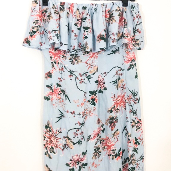 Flynn Sky Fiona Midi Strapless Dresses - Picture 3 of 6